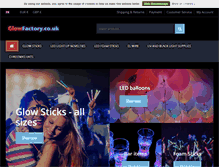 Tablet Screenshot of glowfactory.co.uk